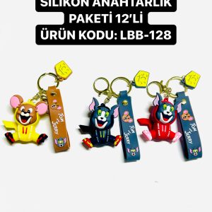 LBB-128 Jerry Anahtarlık Paketi 12'li Lüks Model