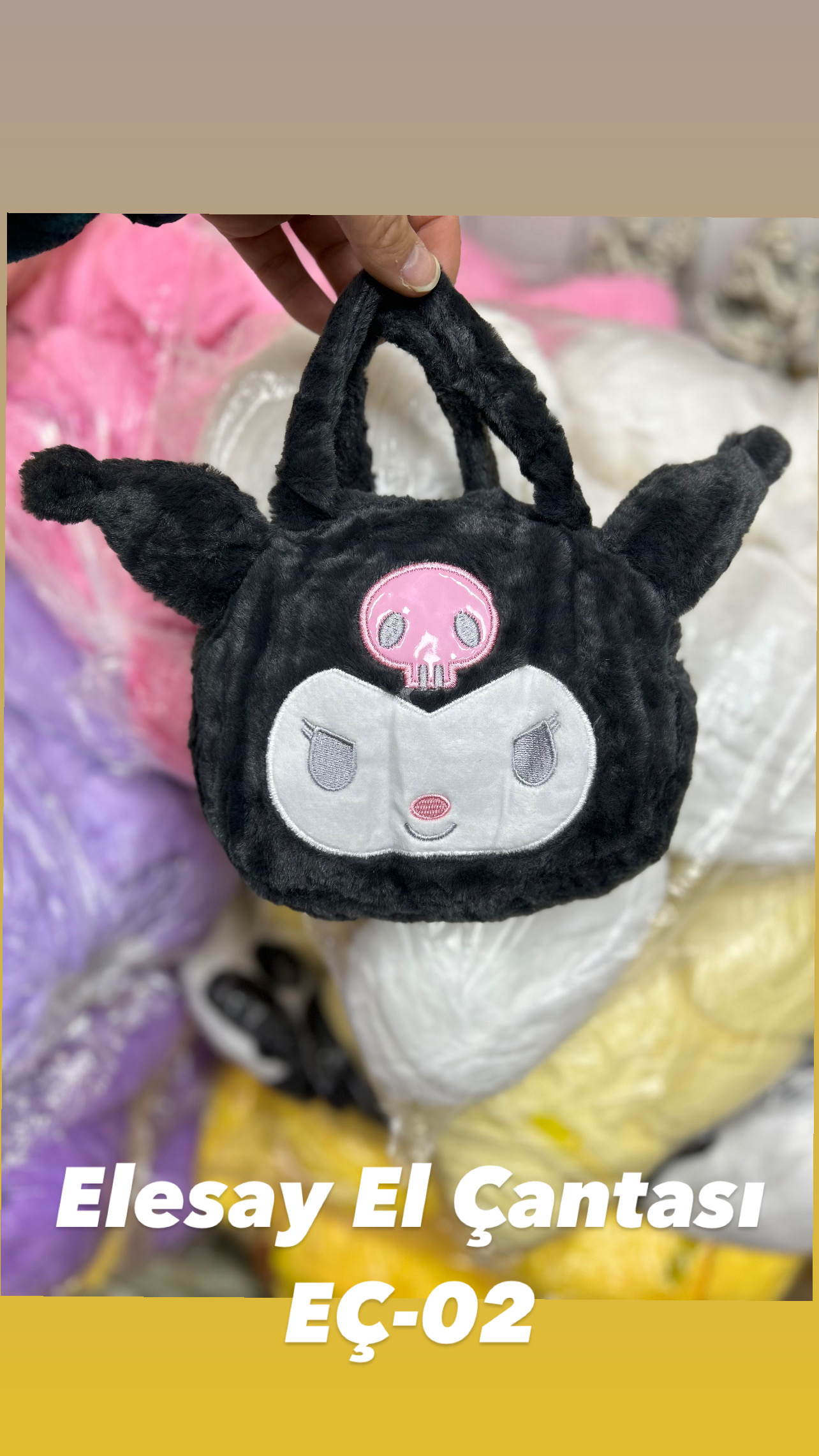 EÇ-02 KUROMİ PELUŞ ÇANTA