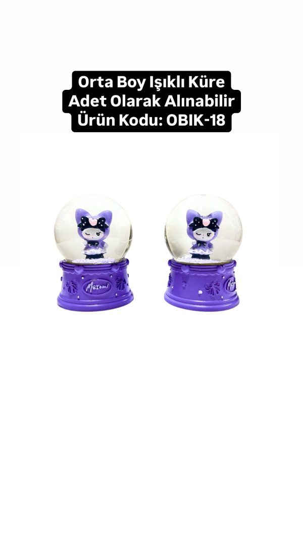 Kuromi Kar Küresi Orta Boy OBIK-18