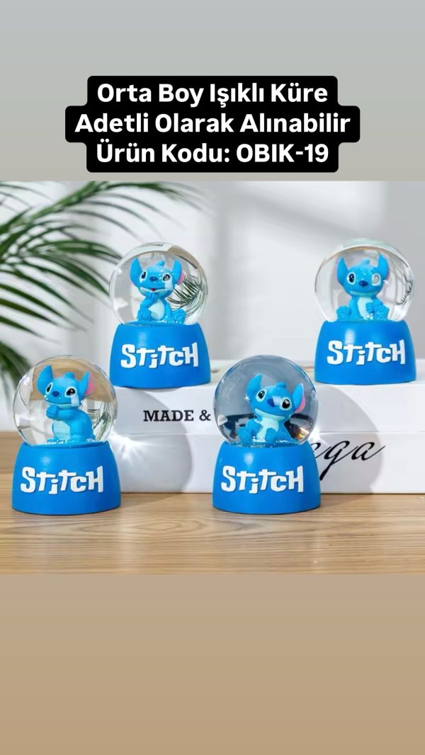 Stitch Kar Küresi Orta Boy OBIK-19