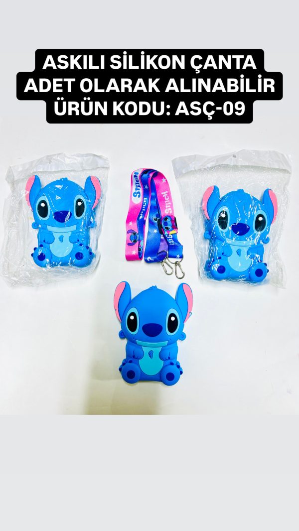 STITCH ASKILI SİLİKON ÇANTA ASÇ-09