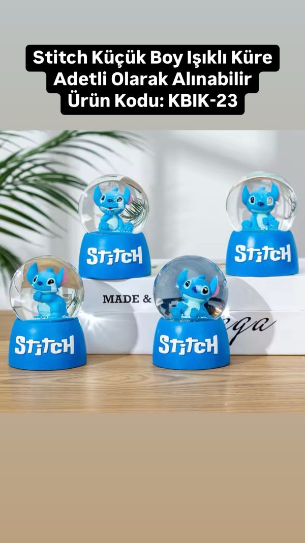 Stitch Küçük Boy Işıklı KüreAdetli Olarak AlınabilirÜrün Kodu: KBIK-23