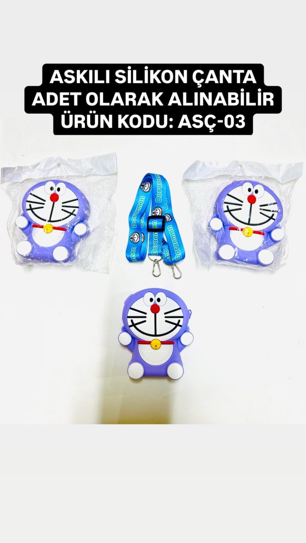 DORAEMON ASKILI SİLİKON ÇANTA ASÇ-03