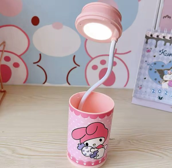 SANRIO MY MELODY ŞARJLI GECE LAMBASI VE KALEM KUTUSU GL-001 - Görsel 3