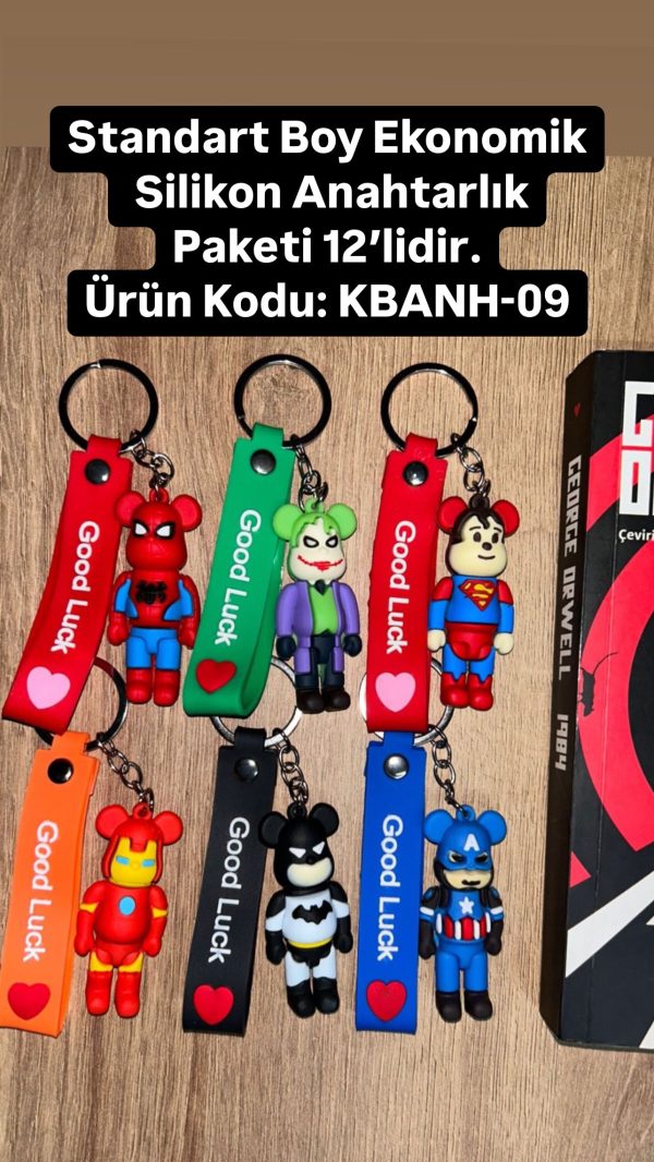 Marvel Mix Silikon Anahtarlık Paketi 12’li KBANH-9