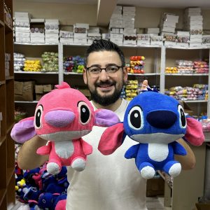 PO-14 STİTCH PELUŞ OYUNCAK 1 ADET PEMBE