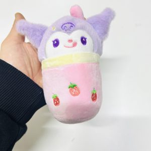 SPA-86 KUROMİ BUBBLE TEA PELUŞ ANAHTARLIK PAKETİ 12’Lİ