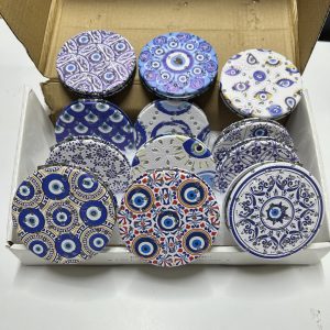 MA-59 NAZARLI İNCE CEP AYNA PAKETİ 12'Lİ