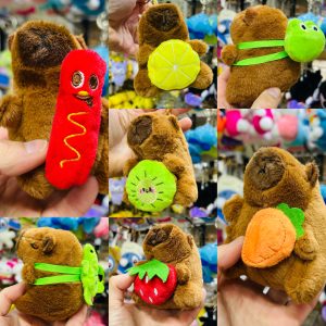 SPA-83 CAPYBARA PELUŞ ANAHTARLIK PAKETİ 12'Lİ