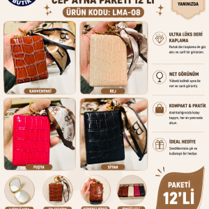 LMA-08 ANAHTARLIK CHARM ULTRA LÜKS CEP AYNA PAKETİ 12’Lİ