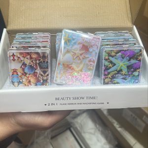 SMA-18 DENİZ KABUĞU SİMLİ SULU AYNA PAKETİ 12'Lİ