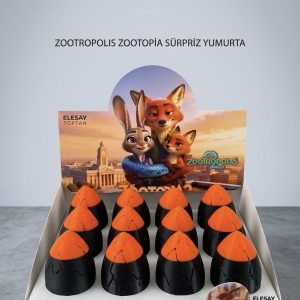 SKU-42 ZOOTROPOLIS ZOOTOPIA SÜRPRİZ YUMURTA PAKETİ 12’Lİ