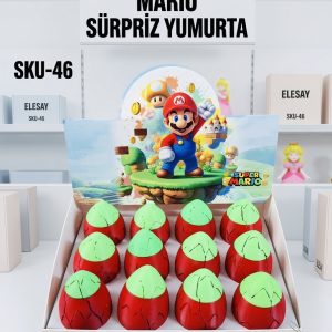 SKU-46 MARIO SÜRPRİZ YUMURTA PAKETİ 12’Lİ