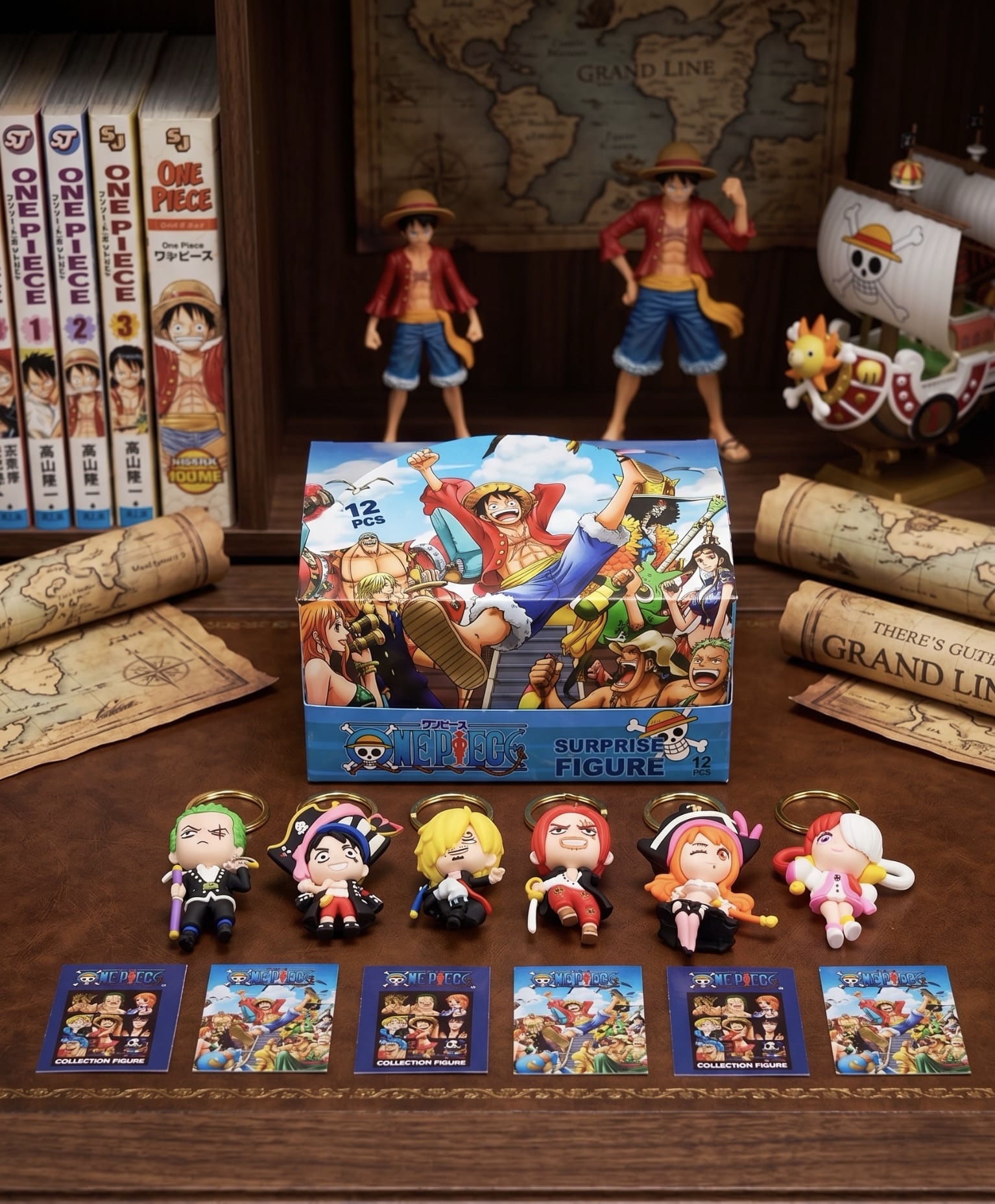 SKU-75 ONE PIECE ULTRA LÜKS SÜRPRİZ KUTU ANAHTARLIK PAKETİ 12’Lİ