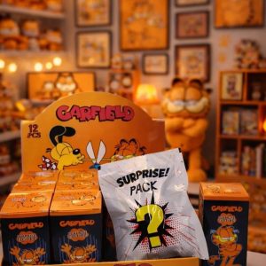 SKU-83 GARFIELD SÜRPRİZ KUTU ULTRA LÜKS ANAHTARLIK PAKETİ 12’Lİ