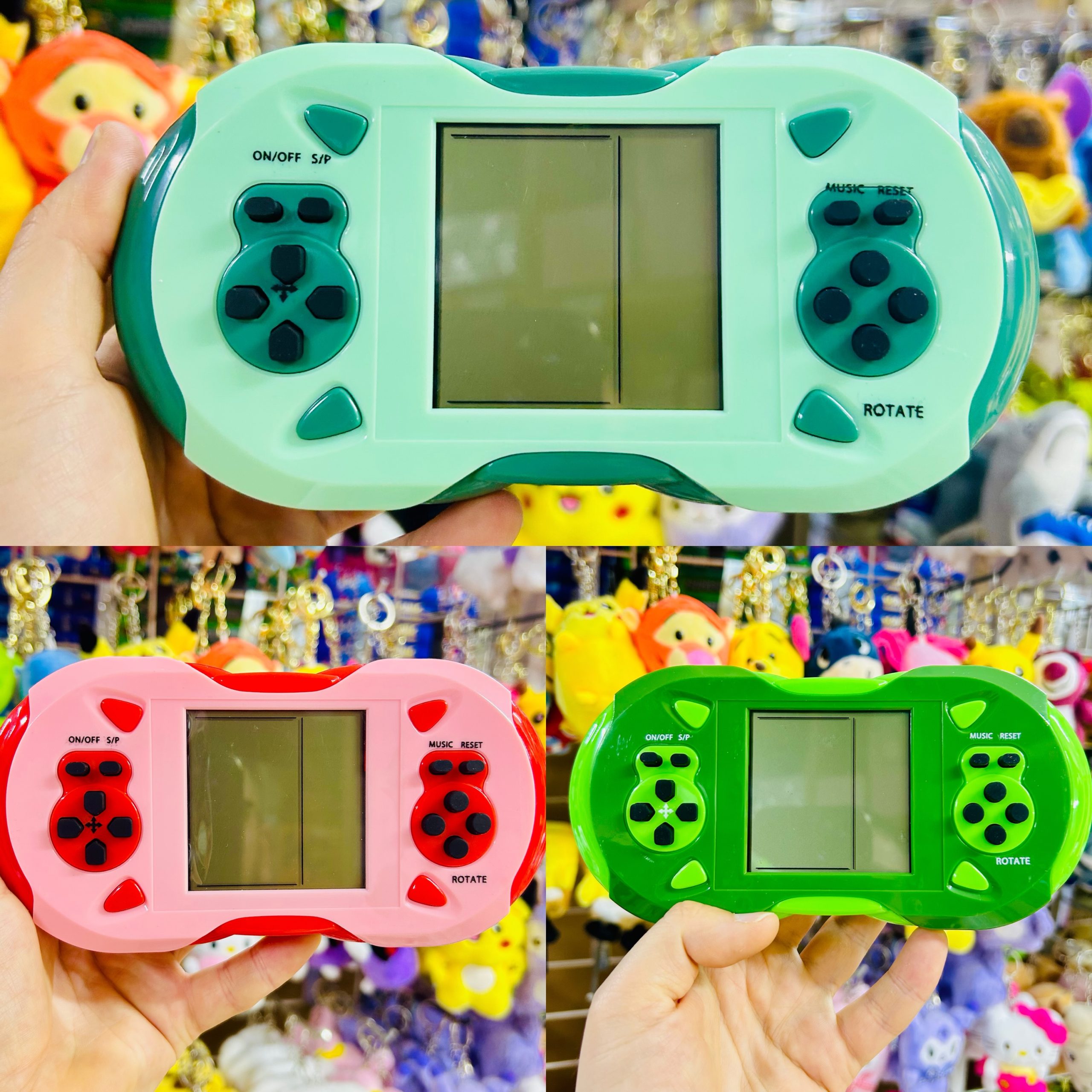 TETRİS-02 BRICK GAMES NOSTALJİK OYUN KONSOLU TETRİS 18x8cm - Görsel 5
